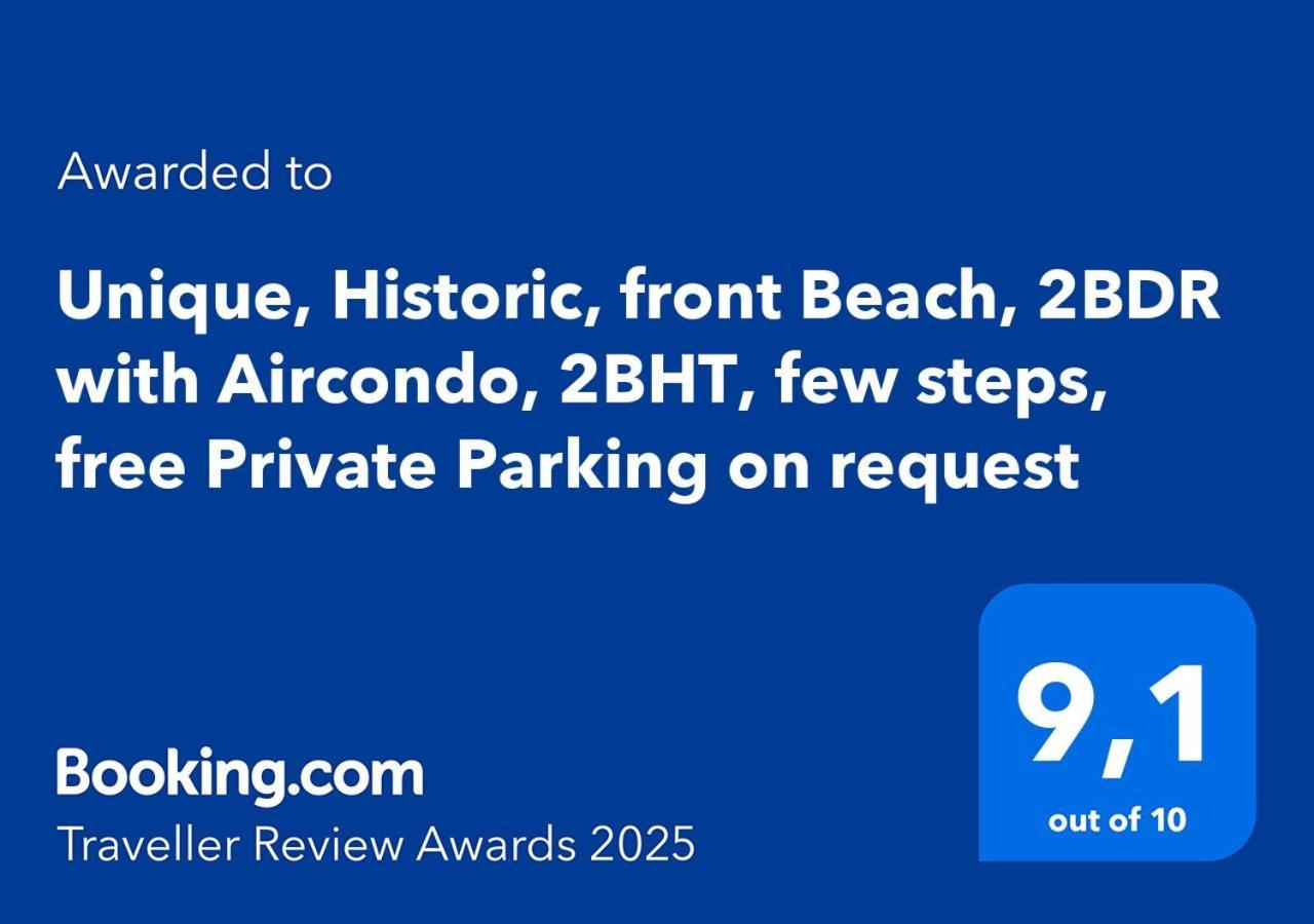 Marina Apartment, Unique, Authentic, Beachfront, 2 Aircondo Bdr , 2Bht, Easy To Train Or From Private Parking Vernazza Kültér fotó